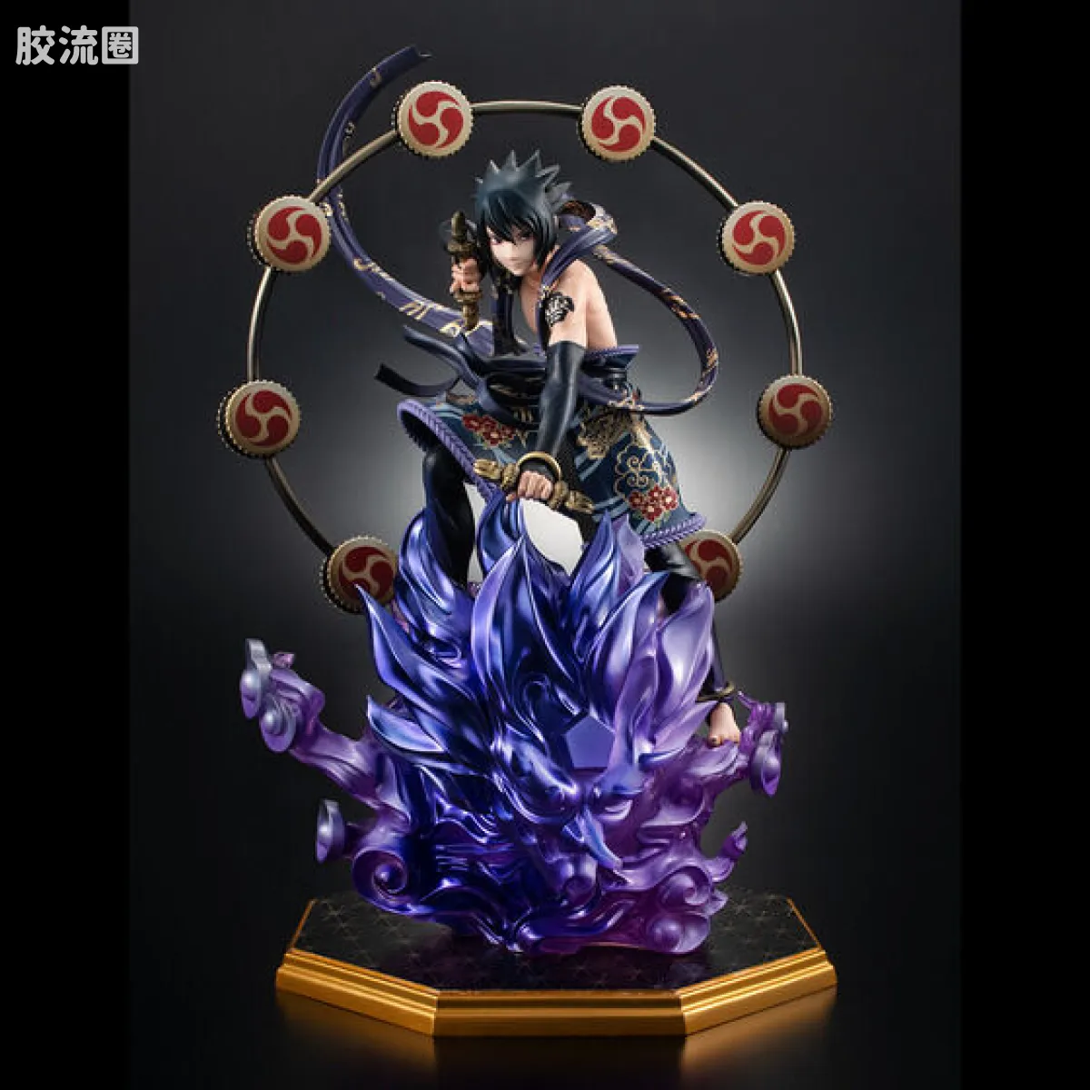 Mega House 手办系列 P.G.E.M. 宇智波佐助 雷神-Raijin- - 图片